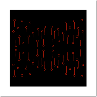 0 and 1 binary code Posters and Art